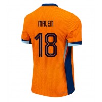 Niederlande Donyell Malen #18 Fußballbekleidung Heimtrikot EM 2024 Kurzarm